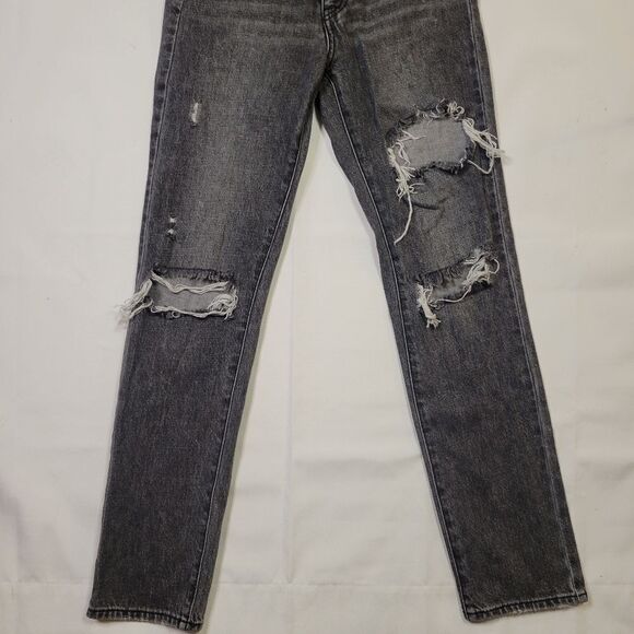 Urban Outfitters BDG Washed Black Distressed Slim Jeans - Picture 2 of 13